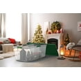 thumbnail image 2 of Hefty 113 Quart Clear Plastic Latched Christmas Storage Container, HIRISE Green Lid, Set of 4, 2 of 5
