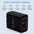thumbnail image 5 of Compatible for iPhone Charger, 3Pack 10FT Light-ning Charging Cable with 18W Fast Charging Block USB Charging Brick Phone Charger, HOOTEK Wall Charger Block Adapter Compatible for iPhone14/13/12/11, 5 of 9