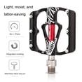 thumbnail image 3 of goowrom Bicycle Pedal with Cleats, Aluminum Alloy Frame Uniform Force Left and Right Logo Accessory, 3 of 9