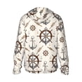 thumbnail image 3 of Balery Anchor with Rope Men's Women's UPF 50+ Sun Protection Lightweight Hoodie Performance Long Sleeve Shirt for Fishing Running-3X-Large, 3 of 9