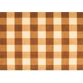 thumbnail image 1 of Ahgly Company Indoor Rectangle Checkered Orange Modern Area Rugs, 2' x 3', 1 of 1