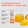 thumbnail image 6 of NativePath Hydrate Electrolyte Stick Packets Peach Mango, Zero Sugar, BCAAs, Keto, 30 Count, 6 of 9