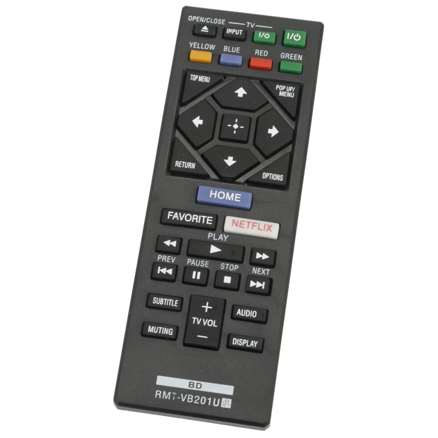 RMTVB201U Replace Remote for Sony Bluray Player BDPS1700CA BDPS3700