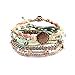 thumbnail image 3 of Wakami Earth Handmade Boho Bracelets Set of 7 | Braided Indie Bracelets for Women and Men | Beaded, Stackable, Handmade by Artisans, Waterproof Waxed Thread | DAY, 3 of 4