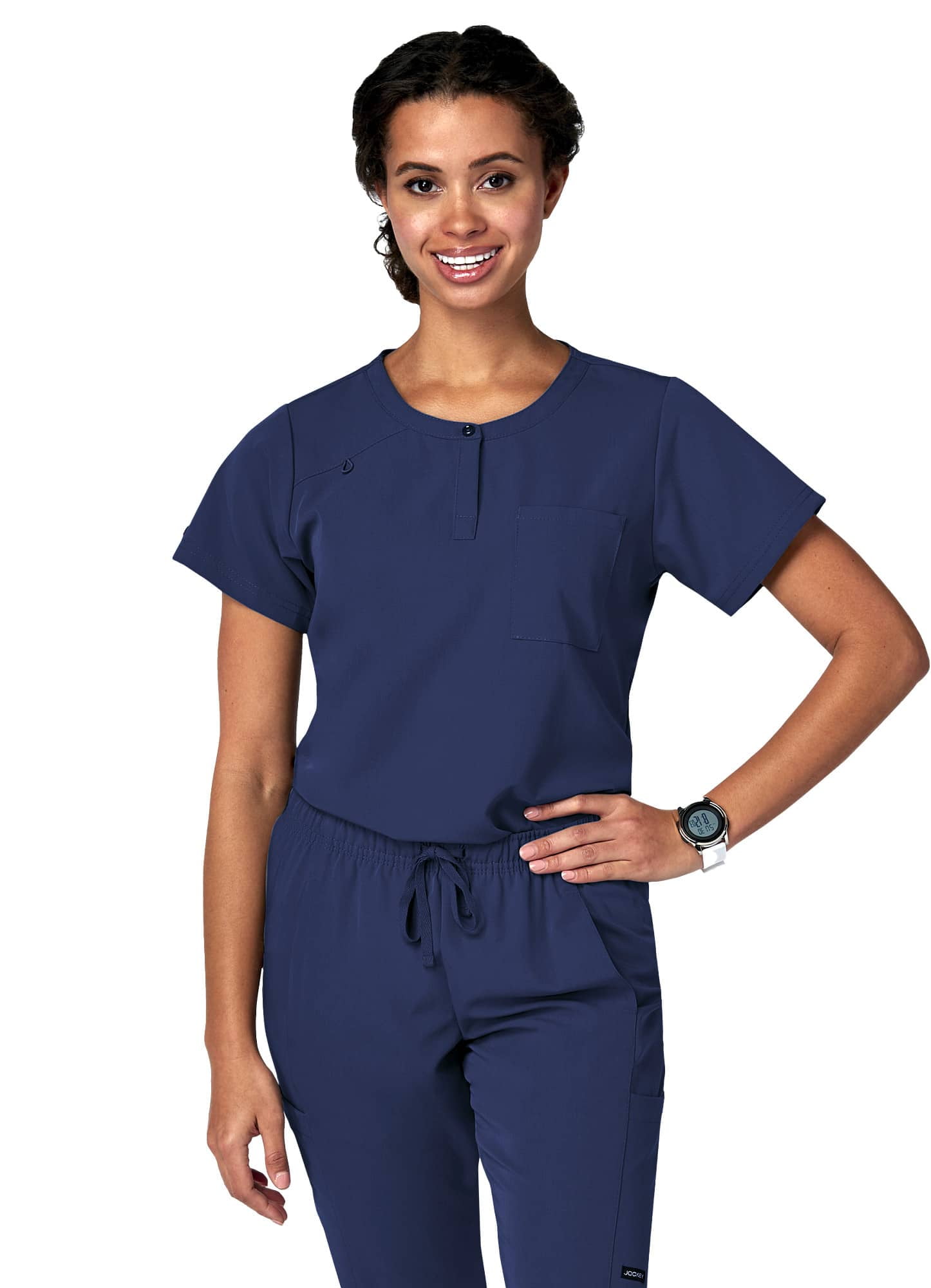 Jockey Women Women's Henley Scrub Top - Walmart.com