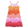 thumbnail image 2 of FAHXNVB Cami Midi Dresses for Girls Casual Crewneck Spaghetti Straps A Line Tiered Flowy Sundress Summer Fashion Cozy Graphic Print Beach Vacation Dresses 2-12 Years, 2 of 7