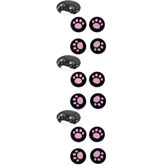 Set of 3 Universal Joystick Cute Joystick Covers 2.00X2.00X1.00CM Pink