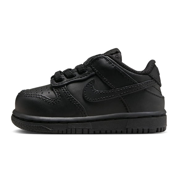 Toddler's Nike Dunk Low Black/Black-Black (FB9107 009) - 3