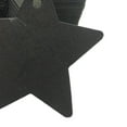 thumbnail image 7 of HOMYL 100 X Star Shaped Gift Tags Hanging Tag Projects with Hole Decorations Star Tags Black, 7 of 7