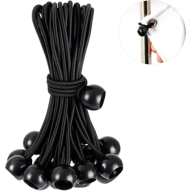 Canopy Bungee Cords with Ball 9 Inch,30 PCS Tarp Bungee with Balls Heavy  Duty Tarp Tie Downs Ball for Canopy,Camping,Shelter,Gazebo,Projector  Screen,Tent Poles with UV Resistant 