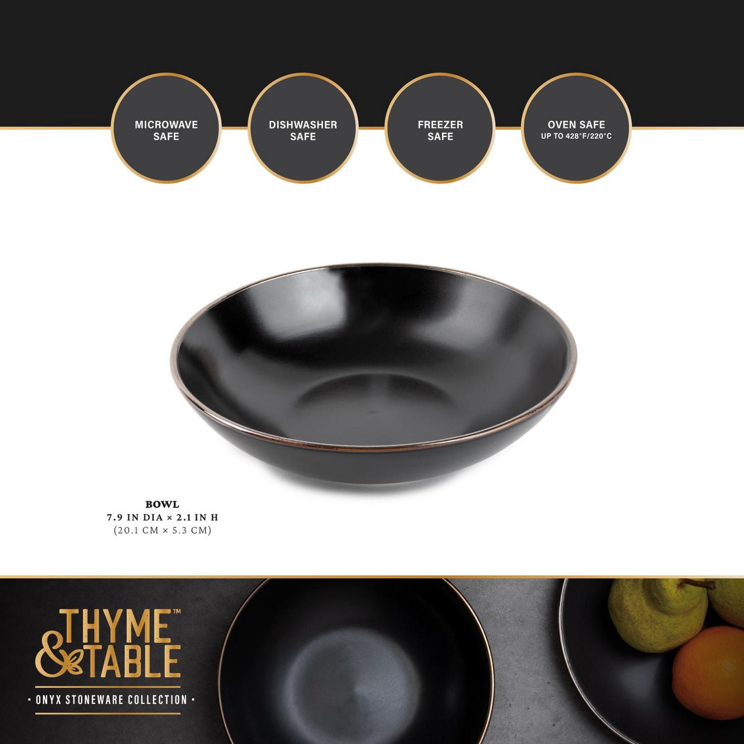 Thyme & Table Onyx Soup Bowl