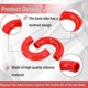 thumbnail image 5 of Tow Hook Covers Compatible With Ford F150 2004, Base/big Bronco Bend/outer Banks , Toyota Tundra 2017 (red), 5 of 5