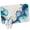 Blue, variant on Front Door Mat 15.7"x23.6", Turquoise Marble Stone Non Slip Backing & Low Profile Doormats, Absorbent Muddy Dirt Trapper Door Mats for Front Back Door All-Weather Ink Splash Country Marble Abstract