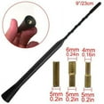 thumbnail image 3 of 9" Universal Car Antenna Radio AM/FM Antena Roof Mast Long Whip style For Toyota, 3 of 7