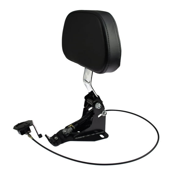 Adjustable Rider Backrest w/ Mounting Kit For Harley Road Electra Glide 09-2023