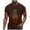 Brown, variant on Men'S Classic T Shirts Pineapple Breathable Fast Dry Crew Neck Tee Shirt Top Resistant Pilling Free Man Tshirt