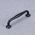 thumbnail image 1 of FUEENIRVA black bathroom knobs Aluminum Alloy Modern Flat Back 1Pack for Bathroom Cabinet, 1 of 5