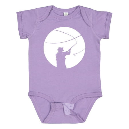 

Inktastic Fly Fishing Silhouette Gift Baby Boy or Baby Girl Bodysuit