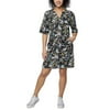 Hang Ten Ladies' UPF 50+ Sun Dress, Black Floral XXL