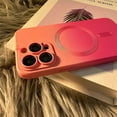 thumbnail image 6 of Compatible for iPhone 11 Pro Max Case with Magnetic Fitting for Magsafe Case Luxury Cute Soft Liquid Silicone Shockproof Full Camera Protector Cover Phone Case-Pink, 6 of 13