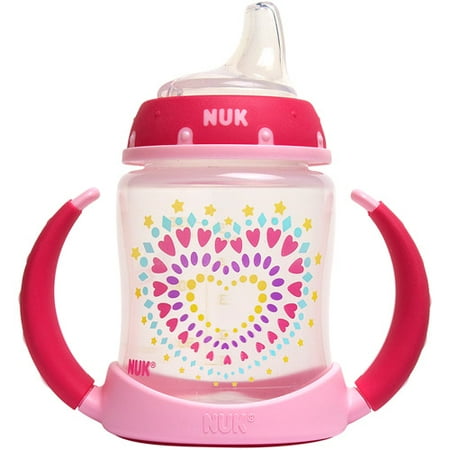 NUK 5-oz Tie Dye Learner Cups with Silicone Spout, BPA-Free, 2pk