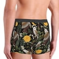 thumbnail image 3 of Uemuo Owls And Plants Pattern Men's Boxer Briefs,Trunk Anti-Chafing,Comfortable, Durable, and Stylish Underwear-Large, 3 of 9