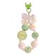 thumbnail image 3 of Llavero con cuentas, colgante de llave de coche de dibujos animados, pulsera portátil, llavero para fiesta de niñas Verde, 3 of 9