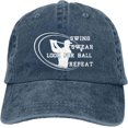 thumbnail image 1 of Chapeau Ajustable en Denim Noir pour Papa Hommes Femmes, 1 of 6