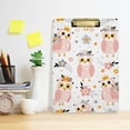 thumbnail image 6 of Coolnut Owl Clipboard, Acrylic Standard A4 Letter Size Clip Board with Low Profile Clip for Office, Classroom, Doctor, Nurse and Teacher, 12.5"x9", 6 of 7