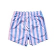 thumbnail image 1 of ameIAEA Mens Summer Drawstring Beach Short with Pockets Elastic Waisted Striped Lounge Shorts, 1 of 2