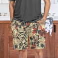 thumbnail image 7 of GZHJMY Men's Sleep Short – Scary Skulls, Pajama Pants with Side Pockets Elastic Waistband Drawstring, Christmas New Year Birthday Gifts, Medium, 7 of 7