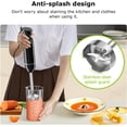 thumbnail image 5 of Hand Blender, Immersion Blender with 2 Mixing Speed, Electric Handheld Mixer Portable Stick Mixer with Stainless Steel Blades for Soup, Smoothie, Puree, Baby Food, 5 of 5