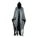 thumbnail image 5 of Capa con capucha medieval de Halloween para fiesta temática, sala de escape, hombres y mujeres Gris Negro, 5 of 9