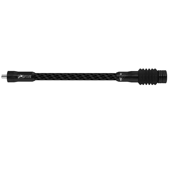 AXCEL Archery Antler Ridge 10" Black Carbon Stabilizer, Vibration Dampening, Lightweight Design (SCFR-550-10BK)