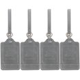 thumbnail image 2 of 4Pcs Luggage Tags PU Leather Suitcase Tags Luggage Identifiers Tags Hanging Travel Bag Labels, 2 of 8
