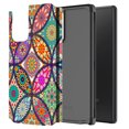 thumbnail image 2 of Samsung Galaxy Note 20 5G Case, Rosebono Slim Hybrid Dual Layer Shockproof Hard Cover Graphic Fashion Cute Colorful Silicone Cover Armor Case for Samsung Galaxy Note 20 5G (Colorful Mandala), 2 of 5