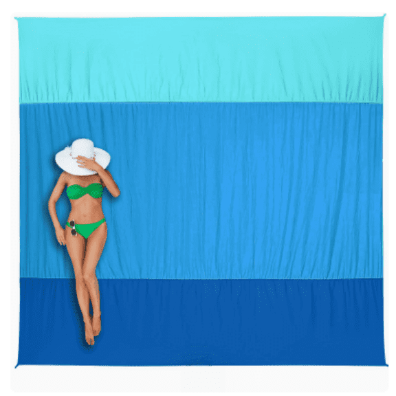Beach Blanket Sandproof, Extra Large Beach Mat Sand Free, Beach Essentials for Vacation Picnic Camping 4.92*4.92ft