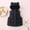a-Black, variant on Kids Puffer Vest Girls Vest Cute Hooded Jacket Sleeveless Lightweight Puffer Jacket Girls' Fashion for Children 2-3 Years
