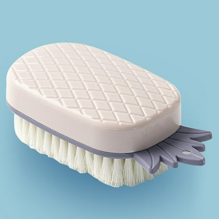 

Scrub Brush Quality Soft Laundry Clothes Shoes Scrubbing Brush Easy to Grip Household Cleaning Brushes Beige