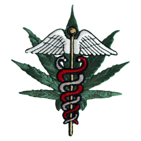 WEED MEDICAL Marijuana PATCH Iron-On / Sew-On Marijuana Patch Officially Licensed Marijuana Weed Pot/Pop Culture Artwork, 3.75