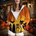 thumbnail image 2 of Towmus Oversize Hoodies for Women Y2K Halloween Sweatshirt Zip Up Jackets Long Sleeve Cardigan Sweater Shirts, 2 of 6