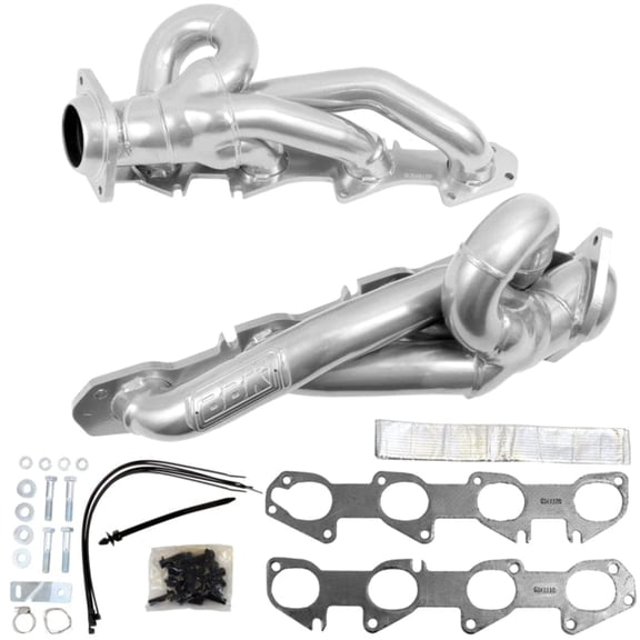 BBK 19-23 Dodge Ram 1500 5.7L Shorty Tuned Exhaust Headers * Silver Ceramic Coated