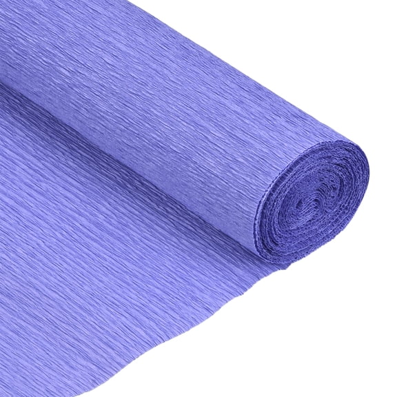 Uxcell Crepe Paper Roll Crepe Paper Decoration 6.9ft Long 20" Wide Light Blue Purple