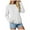White, variant on Dmsael Tshirts for Women Womens Fall Tops Long Sleeve Shirts Casual Tunic Top Basic T Shirts Tees Light Purple,L