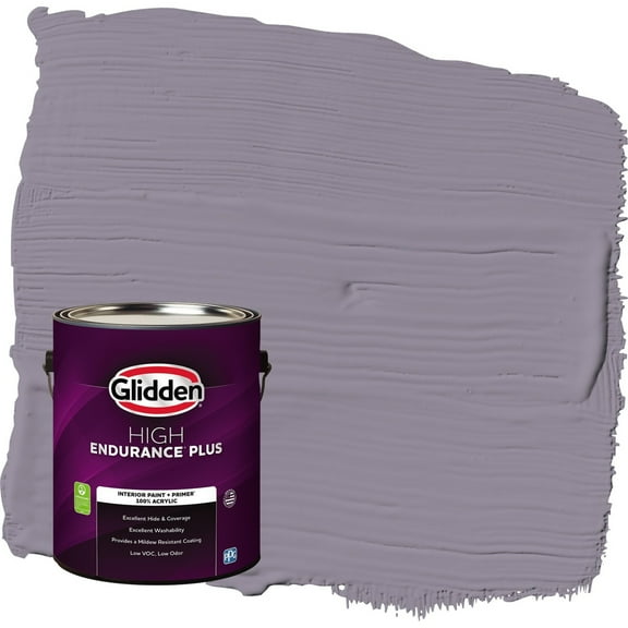 Glidden HEP Tin Lizzie / Purple Semi-Gloss Interior Paint with Primer, 1 Gallon
