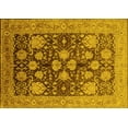 thumbnail image 1 of Ahgly Company Machine Washable Indoor Rectangle Oriental Yellow Traditional Area Rugs, 8' x 12', 1 of 4