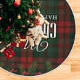 thumbnail image 5 of FMSHPON New Year Christmas Plaid Xmas Christmas Tree Skirt Stand Mat for Holiday Party Decoration Indoor Outdoor 36 inches, 5 of 6