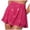 Hot Pink, variant on Women's Sequin Glitter High Waisted Skirt Shorts Party Sparkly A Line Mini Skort (Hot Pink, S)