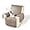 Brown, variant on XUELC Non Slip Recliner Chair Cover- Waterproof Faux Suede Recliner Cover Recliner Slipcovers with Elastic Straps for Pets and Kids 23.4in Blue
