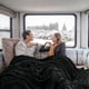 thumbnail image 4 of Manta Utopia Ropa de Cama Sherpa Reversible 152x203 cm Negro, 4 of 8
